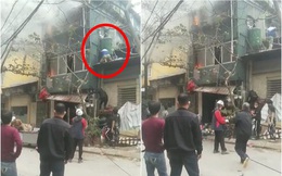 Clip người đàn ông đi chân đất, leo lên mái cứu sống bé gái khỏi ngôi nhà đang cháy ở Hà Nội: Người hùng không mặc áo choàng!