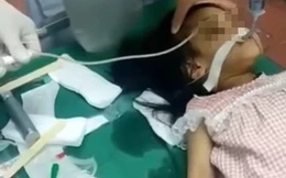 Xót xa clip nghi là bé gái 3 tuổi ở Hà Nội khi cấp cứu tại BV Nhi cách đây 3 tháng, người nồng nặc mùi thuốc trừ sâu