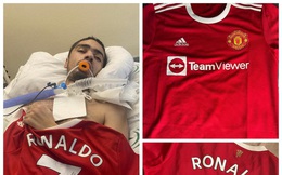 Ronaldo tặng áo cho cầu thủ đồng hương đang nằm viện vì bị hành hung để chi trả tiền viện phí
