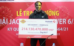 Tài xế xe công nghệ Hà Nội trúng hơn 214 tỷ đồng nhờ mua vé Vietlott lúc trả khách