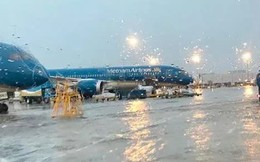 Đóng cửa sân bay, hủy loạt chuyến bay do bão số 5
