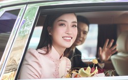 Doanh nhân Đỗ Vinh Quang rước Đỗ Mỹ Linh bằng xe Rolls-Royce ở lễ cưới