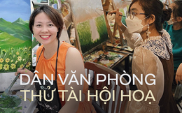 Chị em công sở Hà Nội cuối tuần "nấp" quán cà phê nào để thoả sở thích vẽ tranh?