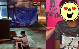 Cậu bé nghèo từng nổi tiếng toàn cầu khi ngồi làm bài dưới ánh đèn nhà hàng, 7 năm sau giúp gia đình đổi đời