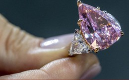 Viên kim cương hồng hình quả lê có thể đạt giá 35 triệu USD