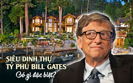 Nổi tiếng giản dị nhưng Bill Gates chi tới 124 triệu đô xây siêu dinh thự 6.000m2 ven hồ: Nhìn bên trong mới thấy 7 năm "thai nghén" rất xứng đáng