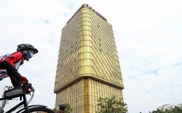 Cận cảnh nhà 300 tỷ màu vàng cao nhất Thái Nguyên