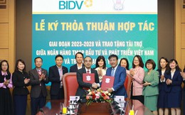 BIDV và Trường Đại học Y Hà Nội ký kết ﻿﻿Thỏa thuận hợp tác giai đoạn 2023-2028 và trao tài trợ