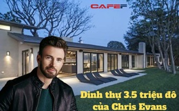 Cận cảnh dinh thự xa hoa 3,5 triệu đô của "Đội trưởng Mỹ" Chris Evans: Tọa lạc giữa khu toàn người giàu ở LA, mua xong để đấy vì lý do bất đắc dĩ