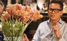 Thái Công chỉ cách trưng hoa với giá hơn 400 triệu sao cho sang nhưng lại khiến hội chị em chơi hoa “khóc thét”