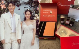 Hé lộ hộp quà "chanh sả" Hyun Bin và Son Ye Jin tặng khách mời: Combo nước hoa tiền triệu và máy nâng cơ mặt, ly pha lê nổi tiếng thế giới