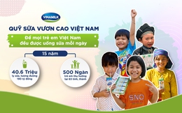 Quỹ sữa "Vươn cao Việt Nam" và Vinamilk khởi động hành trình năm thứ 15 mang 1,9 triệu ly sữa đến với trẻ em