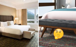 Vì sao các khách sạn cao cấp thường có ghế ở phía cuối giường? Không phải để trang trí thôi đâu