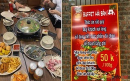 Quán buffet hải sản Bắc Giang cân đồ ăn thừa của khách để phạt tiền, chửi xéo khách gây sốc: Hai bên nói gì?