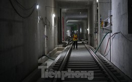 Nhà ga ngầm trung tâm Bến Thành dần lộ diện kết cấu sau gần 10 năm thi công