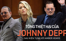 Tổng thiệt hại Johnny Depp gồng gánh vì vụ kiện bom tấn 6 năm với Amber Heard: Gần 300 tỷ, 20 luật sư và hơn thế nữa!
