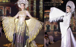 Thùy Tiên và Top 10 Miss Grand Thái Lan khiến khán giả mãn nhãn với màn trình diễn áo dài lộng lẫy