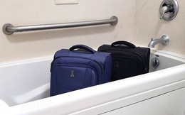 Lý do nhiều người thường đặt vali trong bồn tắm ngay sau khi nhận phòng khách sạn