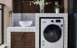 Tận dụng ban công để máy giặt, giải pháp hay cho những người ở nhà chung cư