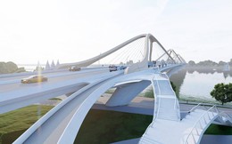 Cầu vòm thép được chọn vượt sông Hồng trong khu vực nội đô Hà Nội