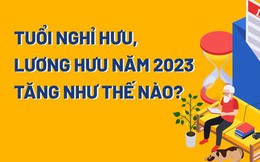Tuổi nghỉ hưu, lương hưu năm 2023 tăng như thế nào?