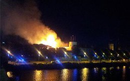 Cháy kinh hoàng văn phòng Tổng thống Latvia
