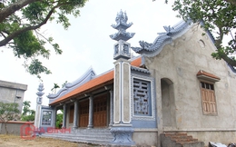 Cận cảnh nhà thờ họ của Trụ trì chùa Bồ Đề Thích Đàm Lan