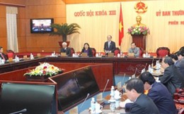 Ủy ban TVQH cho ý kiến về Luật Tổ chức Quốc hội (sửa đổi) 