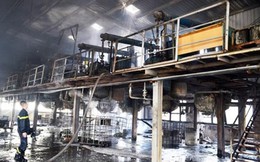 Quảng Ninh: Cháy dữ dội tại nhà máy sản xuất dầu DMC và Silicone