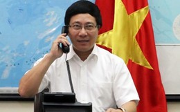 Phó Thủ tướng Phạm Bình Minh điện đàm với đại diện cấp cao EU