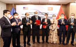 Chủ tịch nước chứng kiến Lễ trao thỏa thuận hợp tác giữa SGT-KBC và Tập đoàn Quantum (Mỹ)
