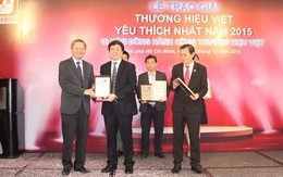 VietABank 6 năm liền đạt danh hiệu “Thương hiệu Việt được yêu thích nhất năm 2015”