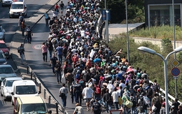 Cả nghìn người di cư quyết đi bộ