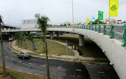 Cầu vượt ba tầng đầu tiên Việt Nam đón khách tham quan