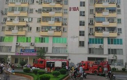 Cháy căn hộ tại chung cư Nam Trung Yên