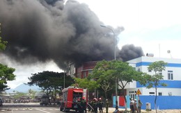 Hiện trường vụ cháy lớn tại quận Liên Chiểu, thành phố Đà Nẵng