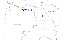 Động đất 3,4 độ richter tại Sơn La