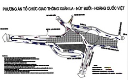 Từ ngày 28/11, Hà Nội cấm phương tiện lưu thông trên đường Bưởi