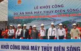 Hà Giang: Khởi công nhà máy thủy điện gần 1.900 tỉ đồng
