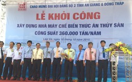 Khởi công xây dựng nhà máy 20 triệu USD ở Đồng Tháp