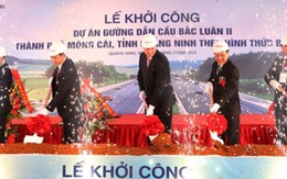 Khởi công đường dẫn cầu Bắc Luân 2 nối sang Trung Quốc