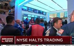 Sàn NYSE bỗng dưng ngừng giao dịch
