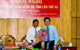 Ông Phạm Văn Tân làm phó bí thư tỉnh Tây Ninh