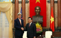 Những hình ảnh đầu tiên của Ngoại trưởng Mỹ John Kerry thăm Hà Nội