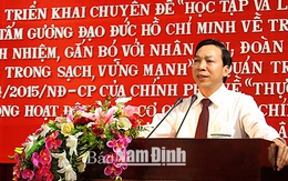 Ông Trần Văn Trung được bầu làm Chủ tịch HĐND tỉnh Nam Định