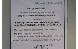 Cục thuế TP.HCM xin lỗi và xác nhận Vạn Thịnh Phát, Him Lam "không nợ thuế"
