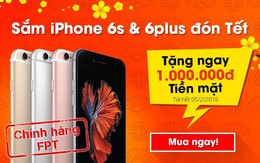 Duy nhất hôm nay trên Muachung Plaza: Tặng tiền mặt 1.000.000Đ khi mua iPhone 6s