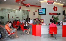 Techcombank: Cho vay khách hàng quý I tăng 2%, nợ xấu 2,03%