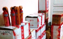Thu giữ hơn 300 bình chữa cháy Trung Quốc nhập lậu