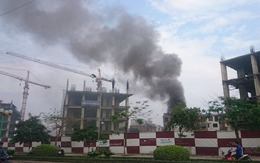Hà Nội: Cháy lớn tại khu đô thị Văn Khê
